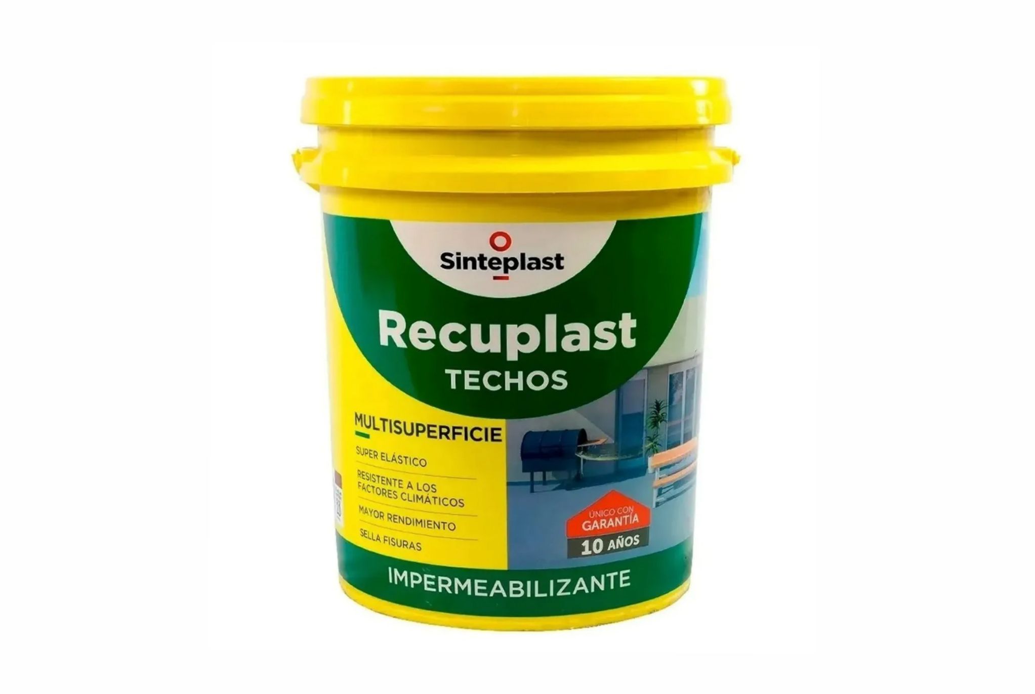 MEMBRANA LÍQUIDA RECUPLAST TECHOS X 20 KG BLANCO