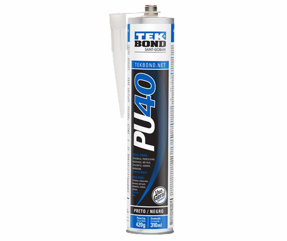 TEKBOND PU40 NEGRO X 310 ML.