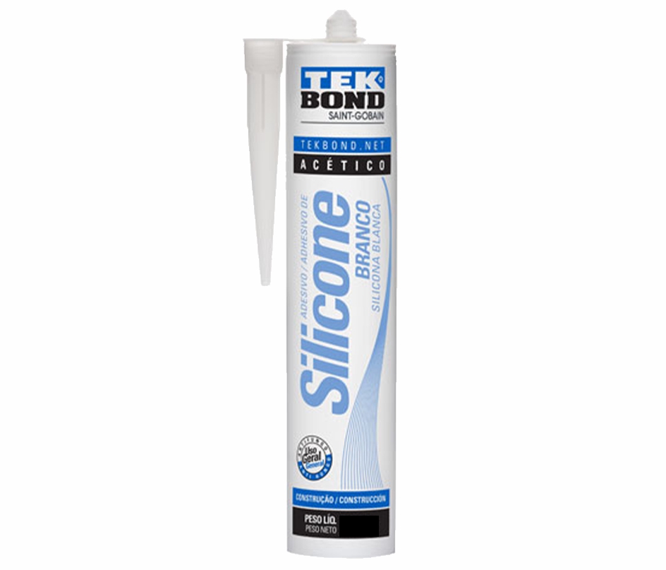 TEKBOND SILICONA ACETICA NEGRO X 280 ML