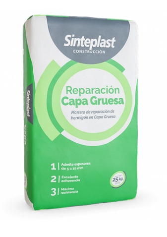 SINTEPLAST REPARACION CAPA GRUESA 25 KG